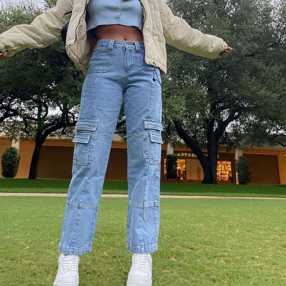 Princess Polly The Stacey jeans denim blue